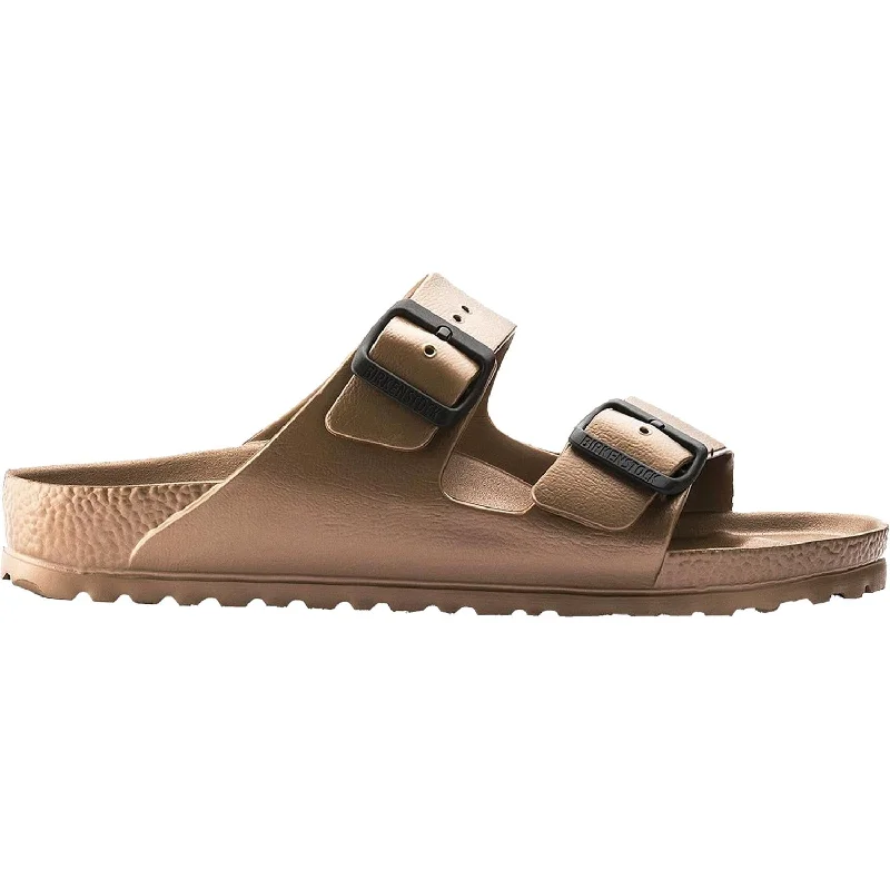 All-Purpose Sneakers Unisex Birkenstock Arizona Essentials Metallic Copper EVA Synthetic