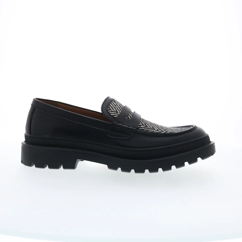 Waterproof Sneakers Steve Madden Carloz CARL07M1 Mens Black Loafers & Slip Ons Penny Shoes