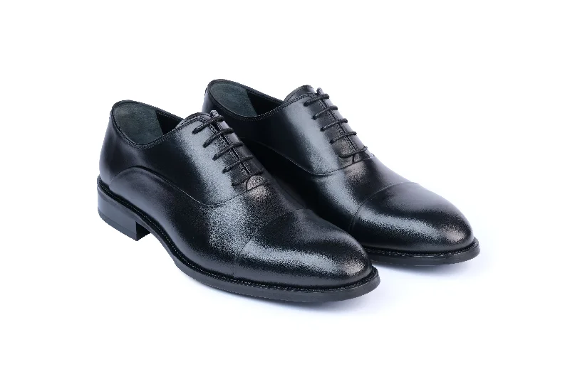 Plush Walking Shoes Gambo Cap Toe Oxford Shoes