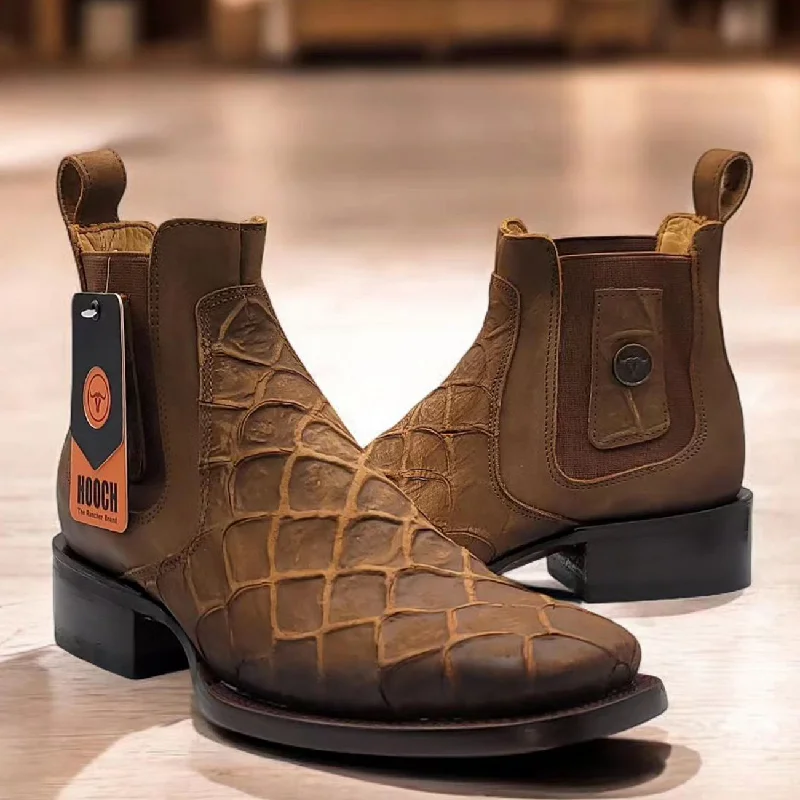 Modern Running Shoes Fish Print Boots