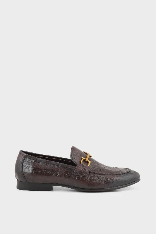 Ultra-Flexible Walking Shoes Men Formal Loafers M38102-Coffee