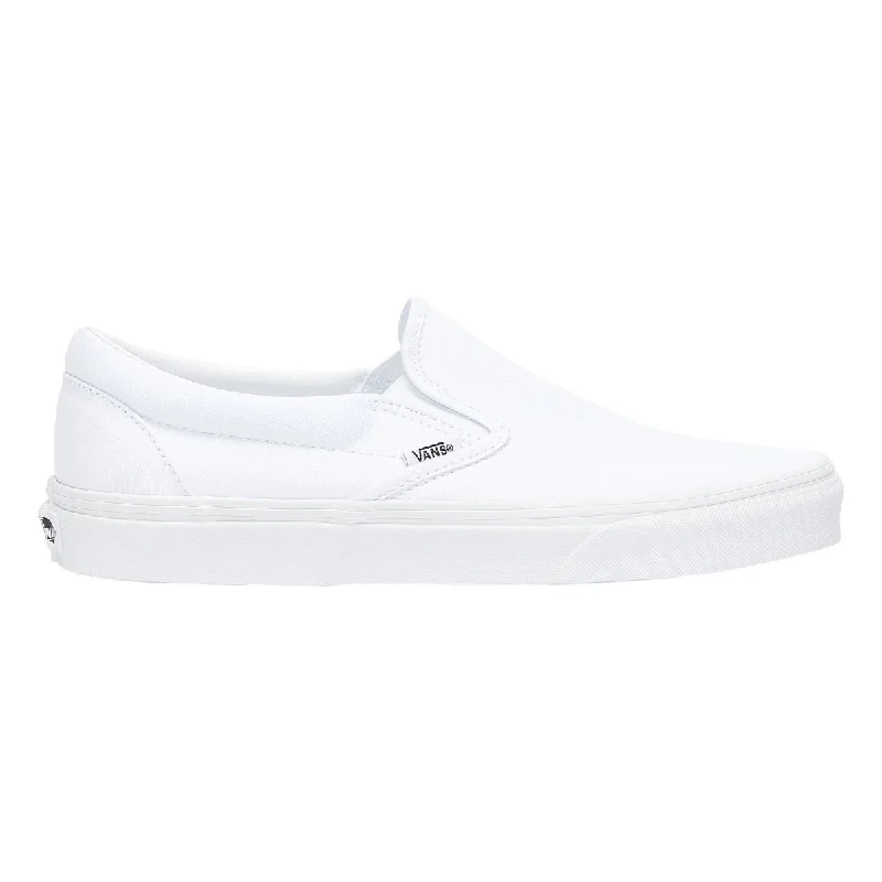 Ultra-Durable Sneakers Vans Unisex Classic Slip On True White