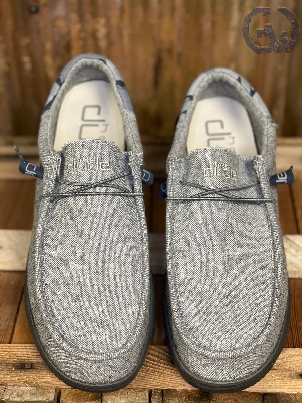High-Quality Sneakers Hey Dude Wally Funk Grey Camo
