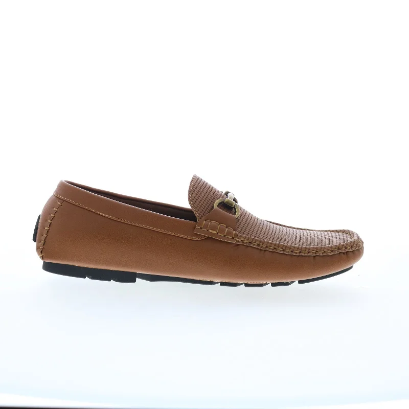 Trendy Everyday Shoes Steve Madden M-Dawnn Mens Brown Synthetic Loafers & Slip Ons Moccasin  Shoes