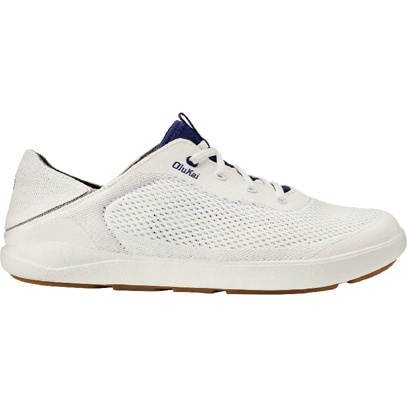 Soft Mesh Sneakers Men's OluKai Moku Pae Bright White/Pacifica Mesh