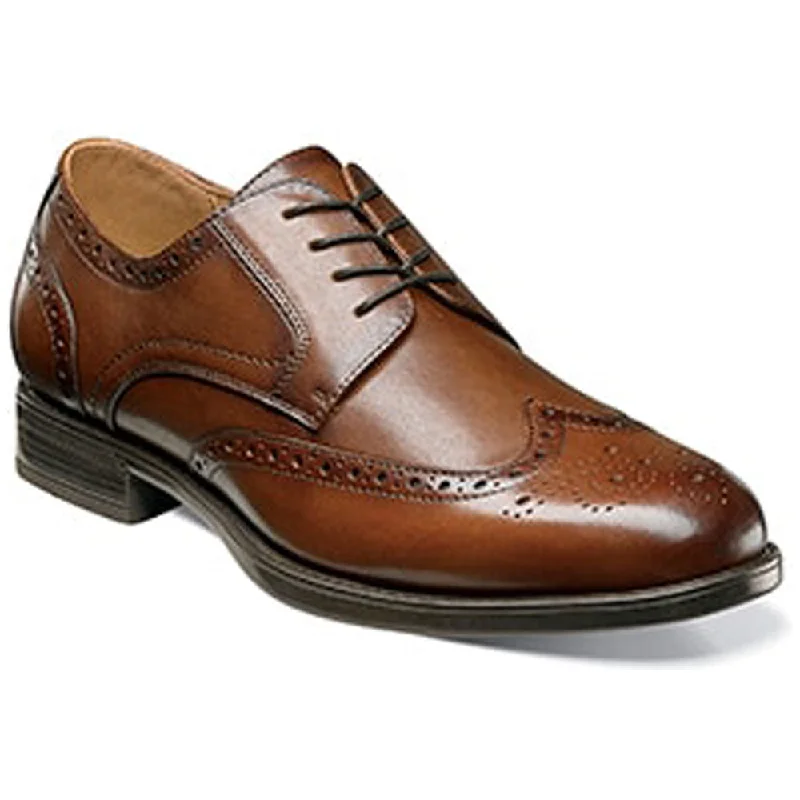 Sporty Slip-Ons Florsheim Midtown Wingtip Oxford Cognac Leather (Men's)