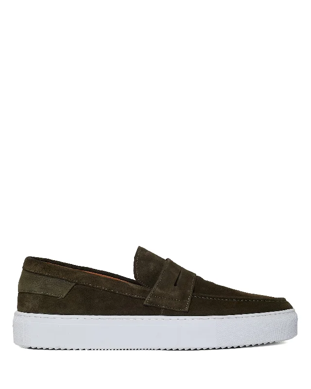 Elegant Everyday Shoes Ollie Suede Khaki