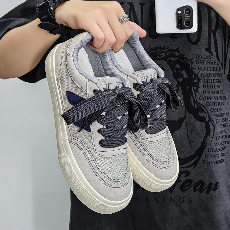 Lightweight Running Shoes Men Fashion Canvas Flat Casual Training Shoes