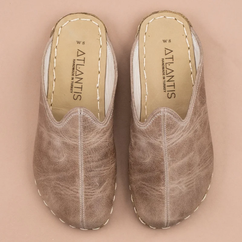Travel-Ready Shoes Men's Tan Barefoot Slippers