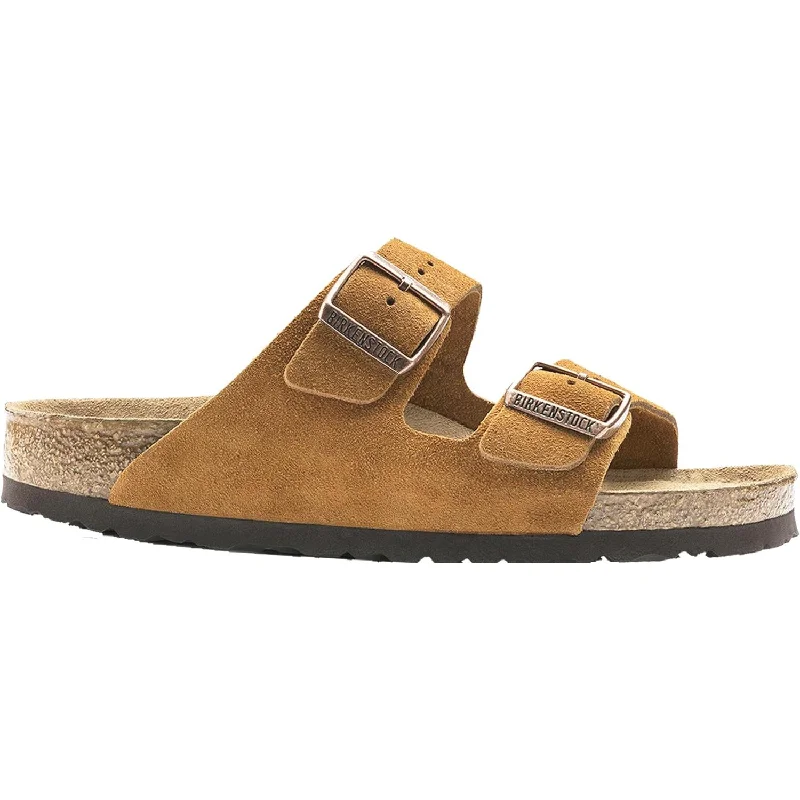 High-Performance Shoes Unisex Birkenstock Arizona Soft Footbed Mink Suede