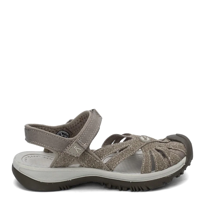 Breathable Cushion Shoes KEEN Damen roze Sandalen, Brindle Shitake, 39.5 EU