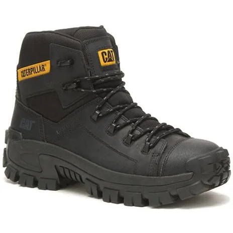 Ultra-Durable Sneakers CAT Men's Invader Comp Toe Waterproof Hiker Work Boot -Black- P91542