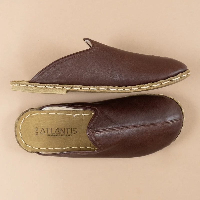 Slip-Resistant Shoes Men's Cafe Noir Barefoot Slippers
