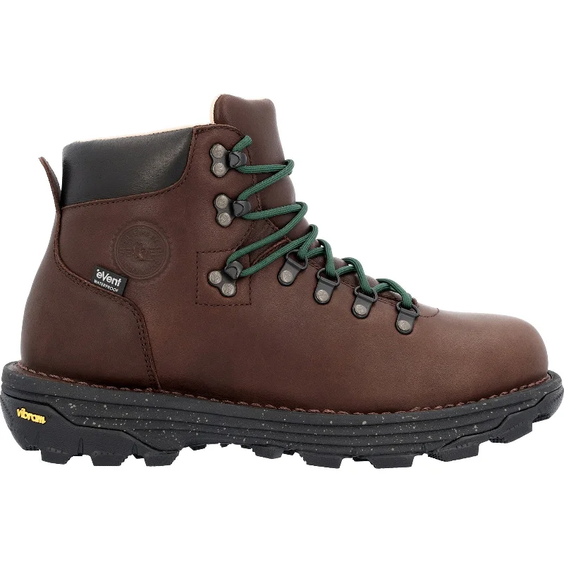 Lightweight Everyday Shoes Rocky Rampage Waterproof RKS0595 Mens Brown Wide Leather Hiking Boots
