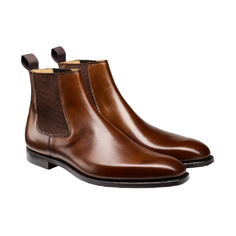 Ultra-Durable Sneakers Lingfield Dark Brown Burnished Calf