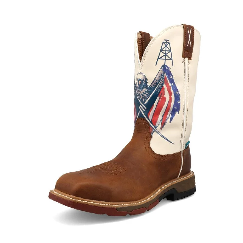 Waterproof Sneakers Men's12" Western Work Boot