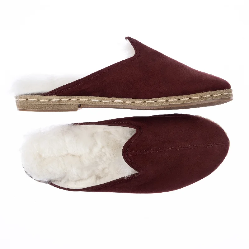 Soft Mesh Sneakers Men's Bordeaux
