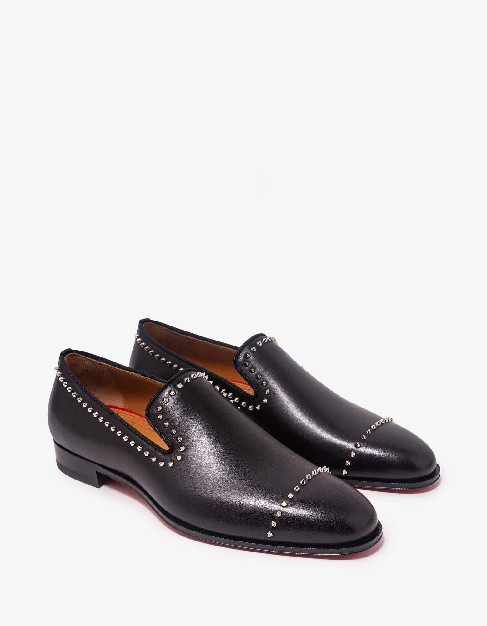Flexible Casual Shoes Christian Louboutin Dandy Cloo Flat Black Loafers