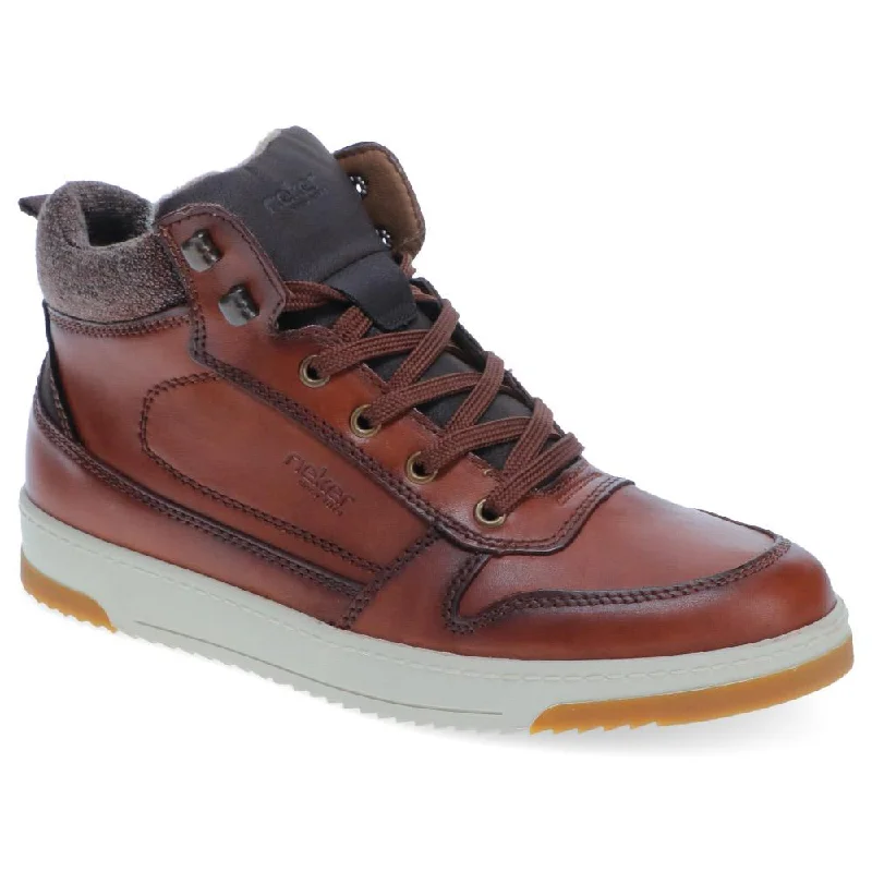 Everyday Mesh Sneakers Leather Hi-Top Trainers - RKR40515 / 325 912