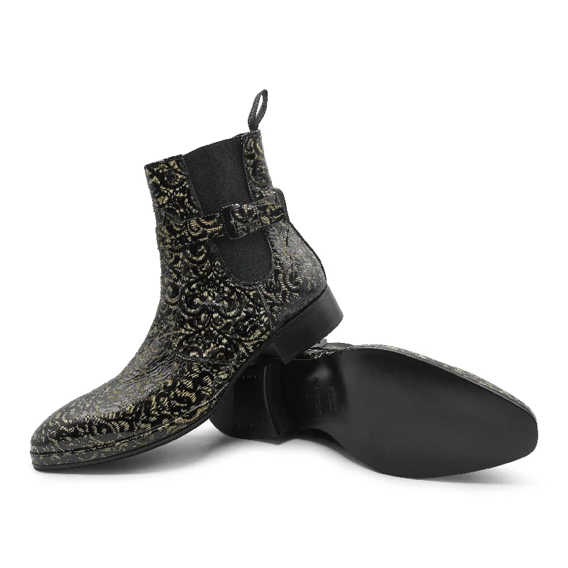 Cozy Everyday Shoes 7202 - Rock N Roll Lasered Chelsea