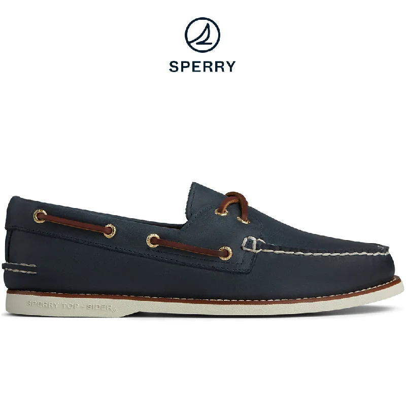 Casual Sneakers Men's Gold Cup Authentic Original Boat Shoe Navy STS158030
