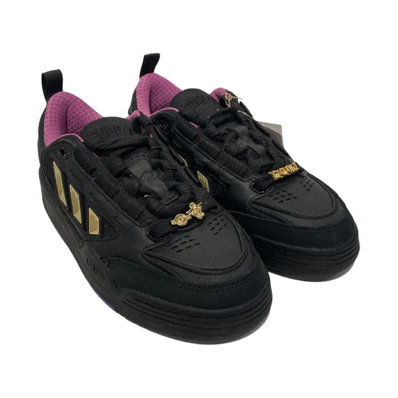 Simple Loafers adidas/Low-Sneakers/US 4.5/Cotton/BLK/YU GI OH