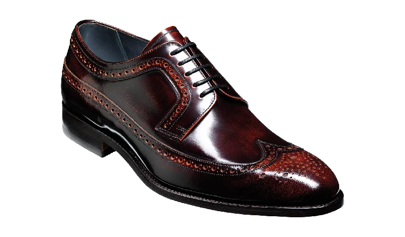 Travel-Ready Shoes Woodbridge - Brandy Hi-Shine