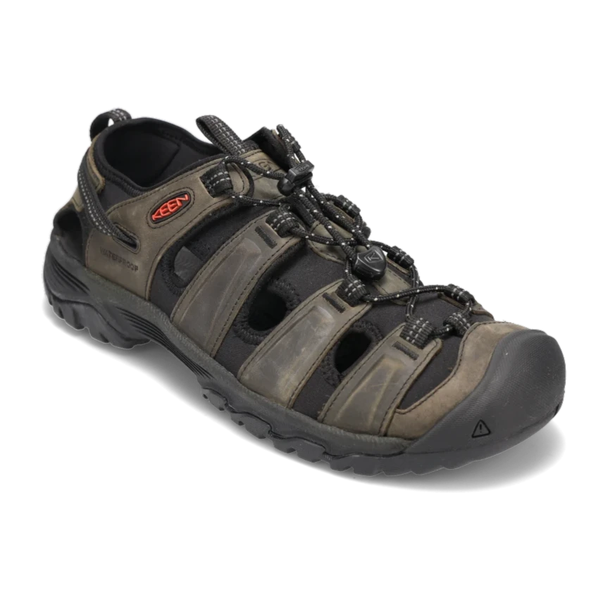 Sporty Slip-Ons Men's Targhee III Sandal Grey/Black