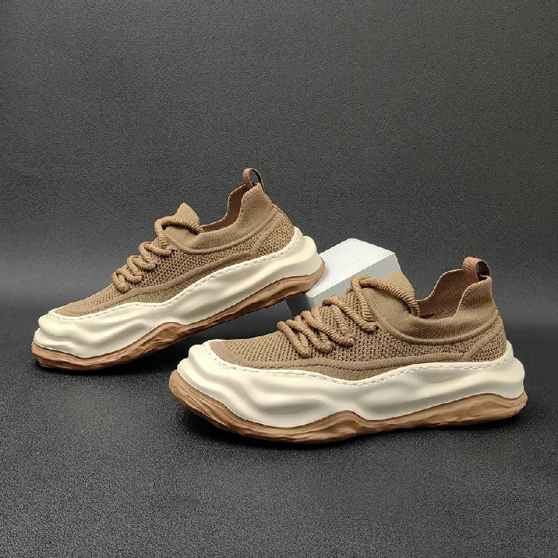 Trendy Sport Shoes Men Summer Minimalist Breathable Soft Canvas Shoes