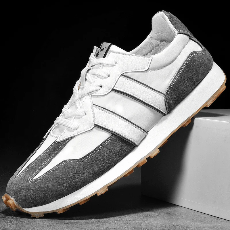 Fashionable Running Shoes Men Breathable Lightweight Non Slip Comforty Preppy Style Casual Sports Shoes
