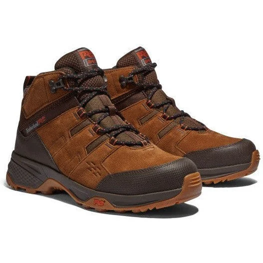 Waterproof Sneakers Timberland Pro Men's Switchback LT Steel Toe Work Boot- Brown- TB1A2MTA214