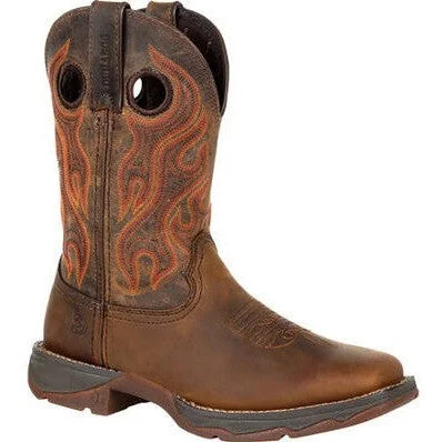 All-Day Walking Shoes Durango Women's Lady Rebel 10" Soft Toe Western Classic Boot- Brown- DRD0395