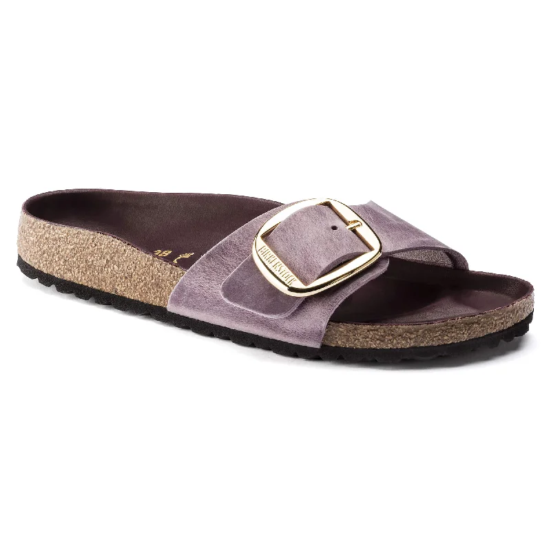 Elegant Casual Shoes Madrid Big Buckle Oiled Leather