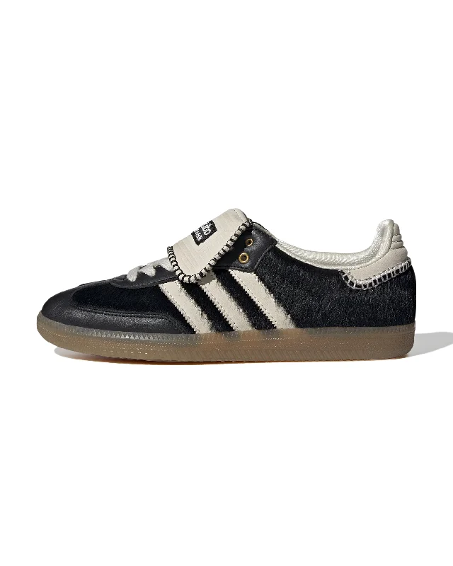 Elegant Casual Shoes Wales Bonner Pony Tonal Samba - Core Black / Cream White