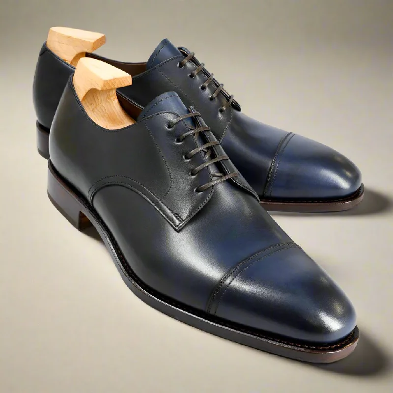 Lightweight Sport Shoes Gabriel Navy Blue Toecap Derby