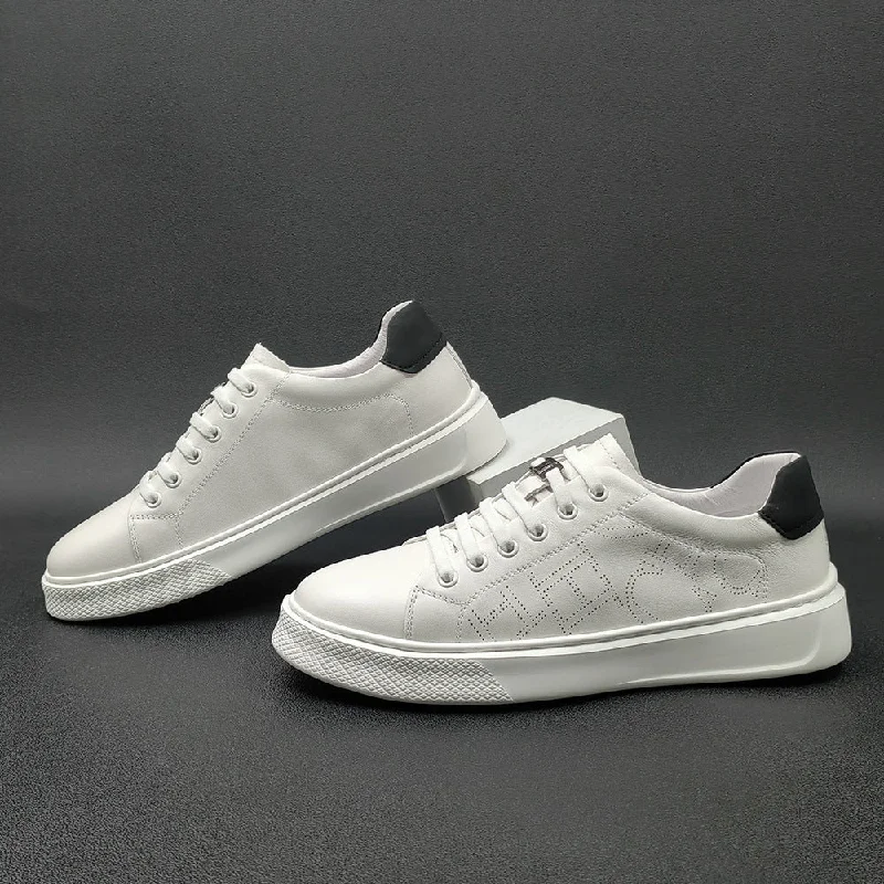 Comfortable Travel Shoes Men Fashion Minimalist Leather Breathable Casual Shoes