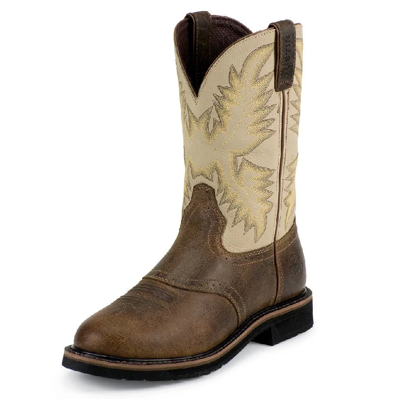 Lightweight Walking Shoes Justin Men's Waxy Brown Roper