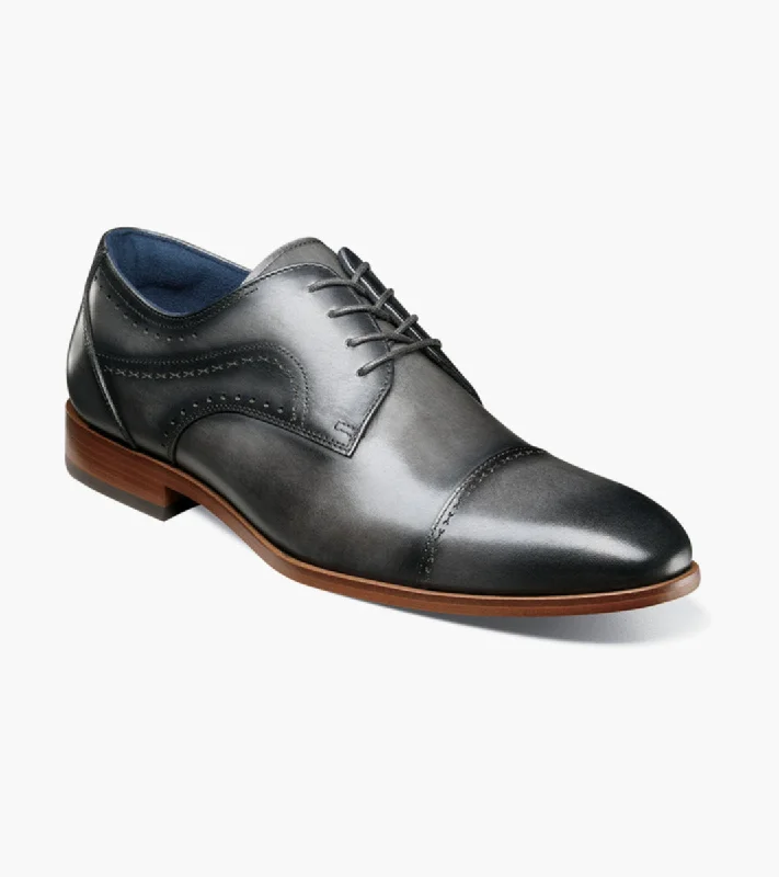 Urban Fashion Sneakers Stacy Adams BRYANT  Cap Toe Oxford - Gray