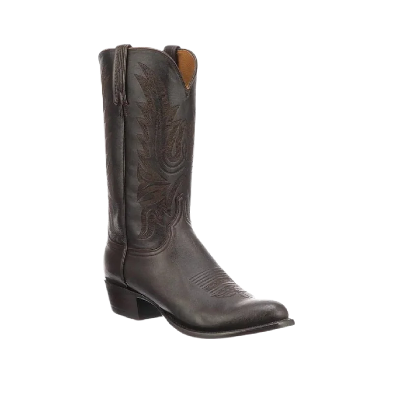 Comfortable Travel Shoes Lucchese Boot Men's Carson Walnut Calf Boot