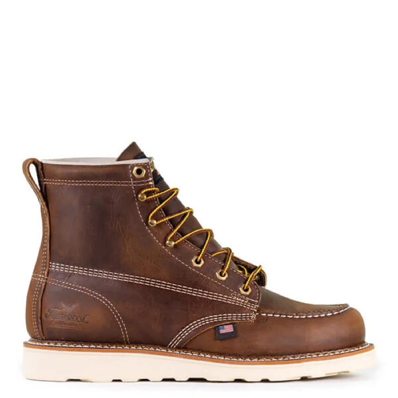 Simple Stylish Sneakers Thorogood Men's American Heritage MAXWear Wedge™ 6″ Moc Toe Work Boot