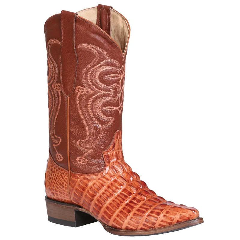 Travel Comfort Shoes Croc Print Boots Pointed Toe