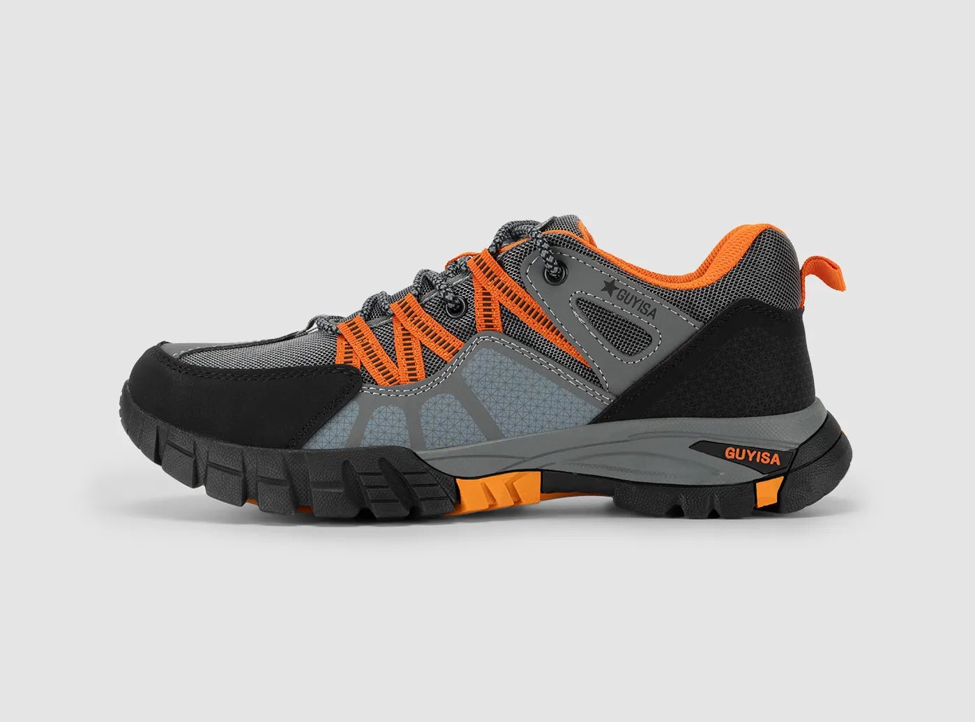 Soft Cushion Sneakers FitVille Men's Leather Hiking Shoes