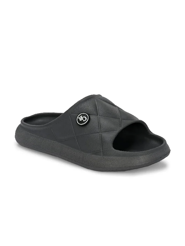 Cloud Cushion Sneakers Carlo Romano Grey Colour EVA Sliders For Men Trending design Anti-slip sole Sweat free Super flexible Ergonomic and cushioned footbed