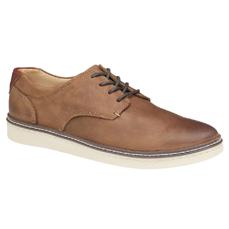 Elegant Everyday Shoes Johnston & Murphy McGuffey Plain Toe Brown Oiled Oxford (Men's)