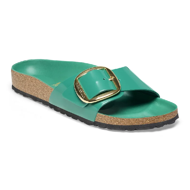 Elegant Everyday Shoes Madrid Big Buckle Natural Leather Patent