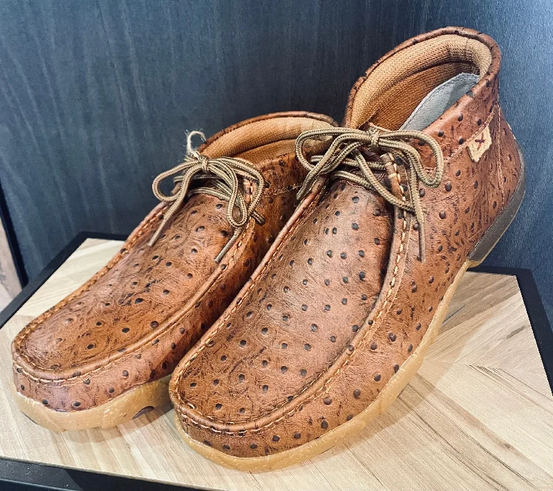 Active Lifestyle Shoes Twisted X Ostrich Print Original Driving Moc