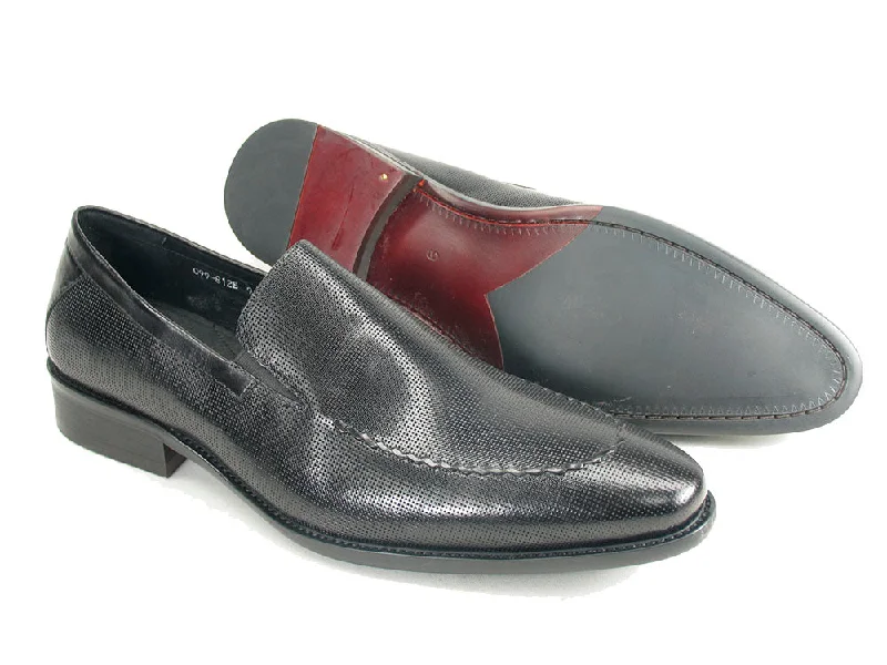 Minimalist Sneakers Textured Leather Loafer