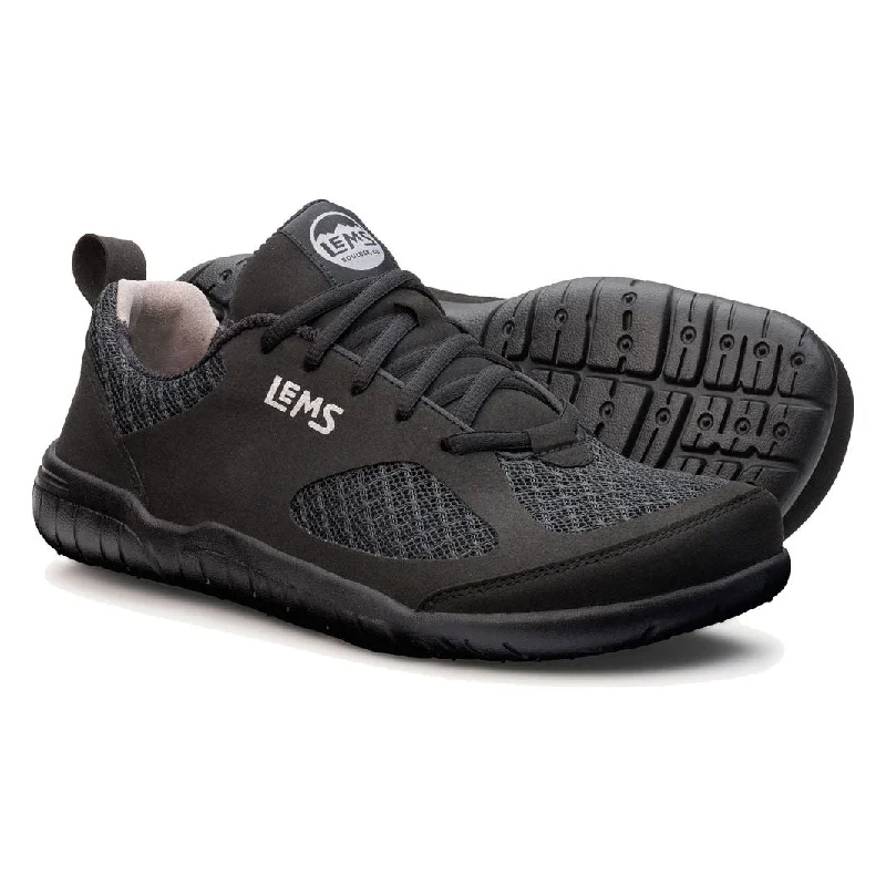 Memory Foam Sneakers Lems - Primal 3 -  Black (Unisex)