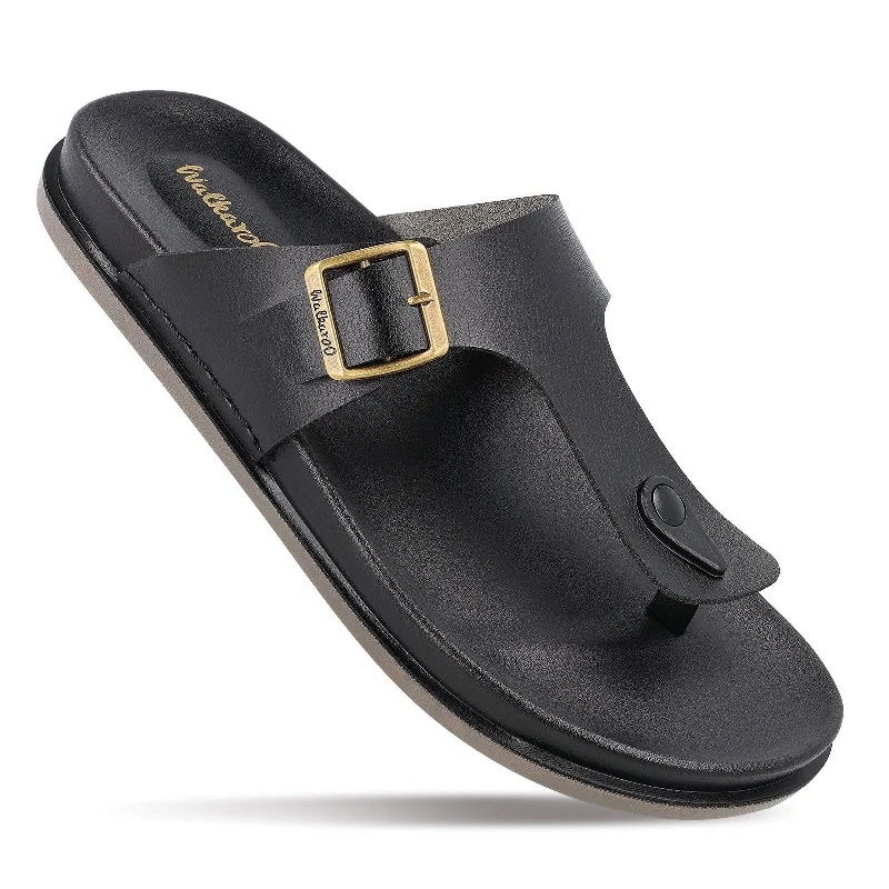 Travel Comfort Shoes Men's Daily Wear Comfort Sandals - WE1356 Black