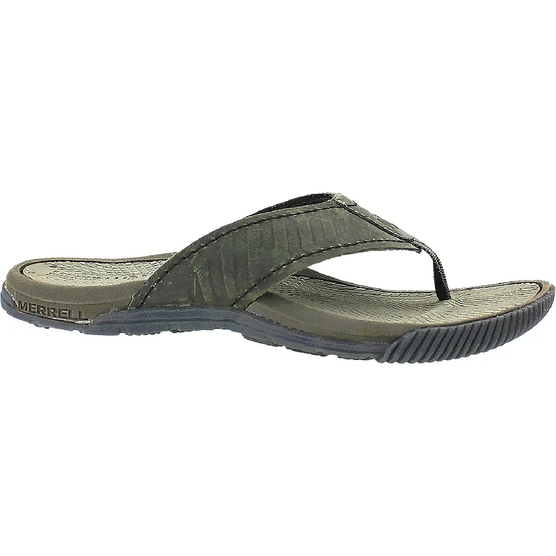 Sleek Athletic Sneakers Men's Merrell Terracove Jet Goose Leather